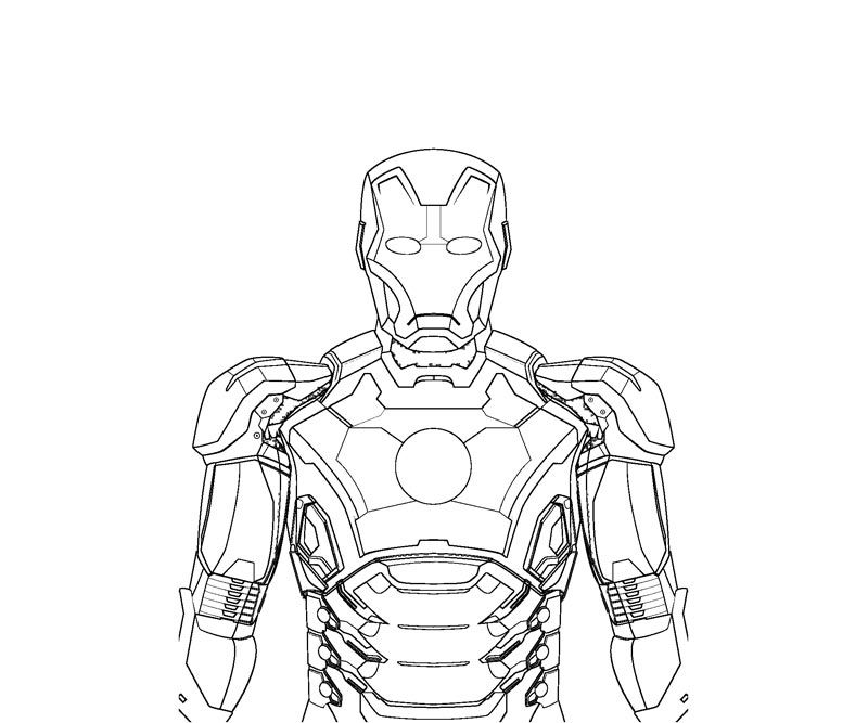 Free Printable Ironman Coloring Pages