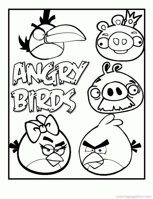 Angry Birds Coloring Pages (13) - Coloring Kids