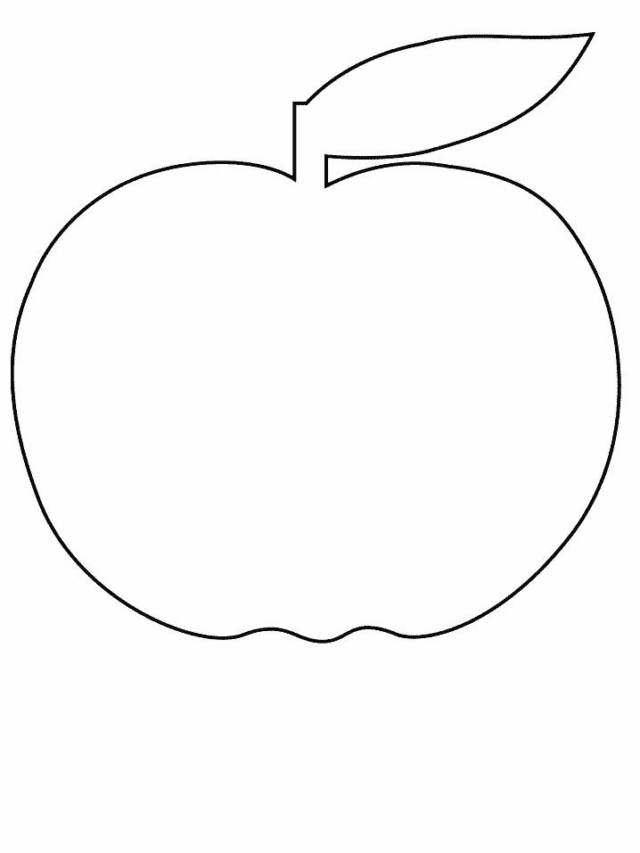 Apple2 Simple-shapes Coloring Pages & Coloring Book Simple Shapes 