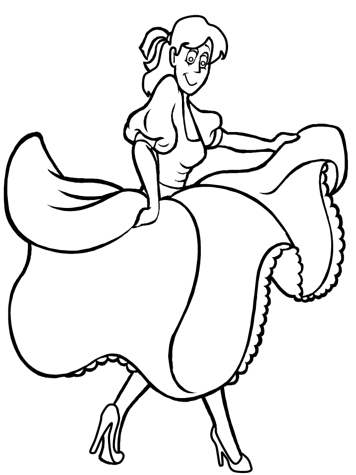 Ballet 3 Sports Coloring Pages & Coloring Book
