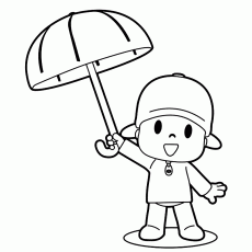 caretas colorear pocoyo