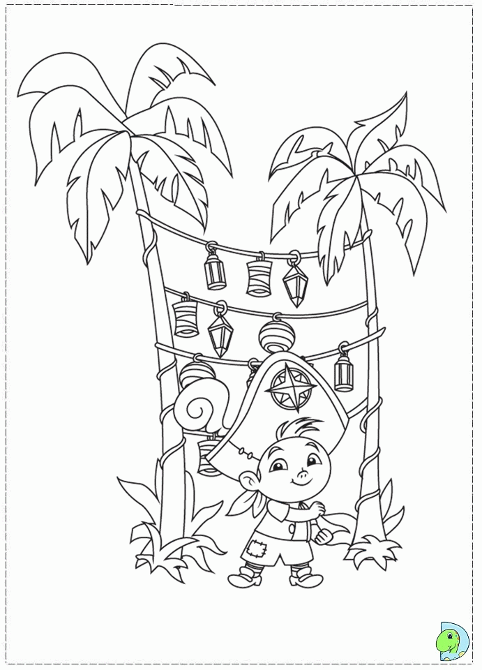 Jake and the Neverland Pirates coloring page