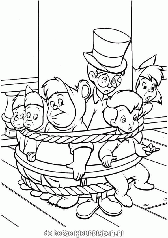 Peter Pan coloring pages - Printable coloring pages