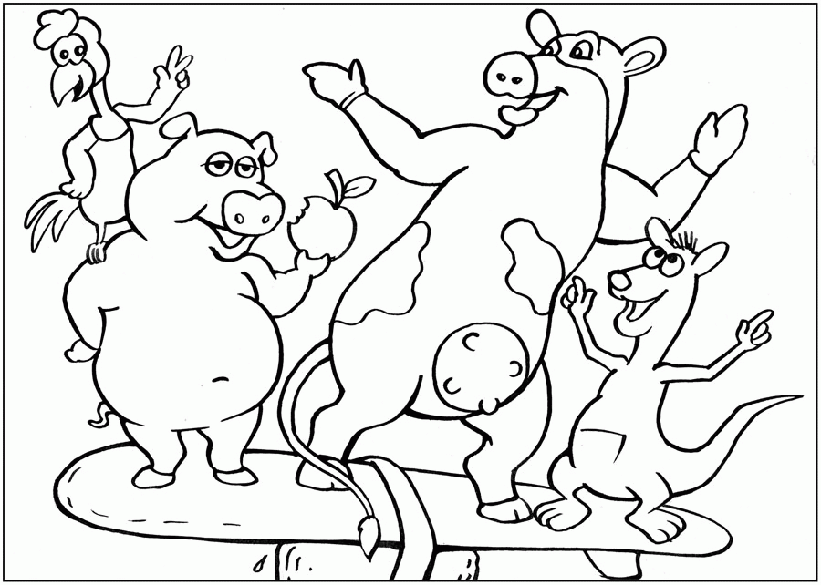 Barnyard Coloring Pages 6 | Free Printable Coloring Pages