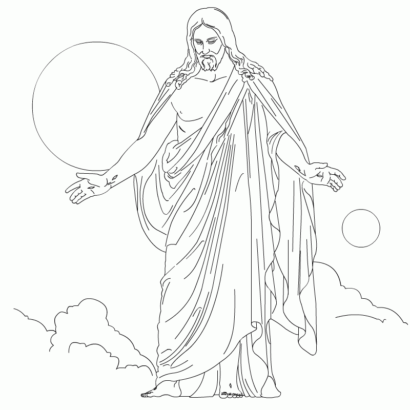 Jesus Coloring Pages 181 | Free Printable Coloring Pages