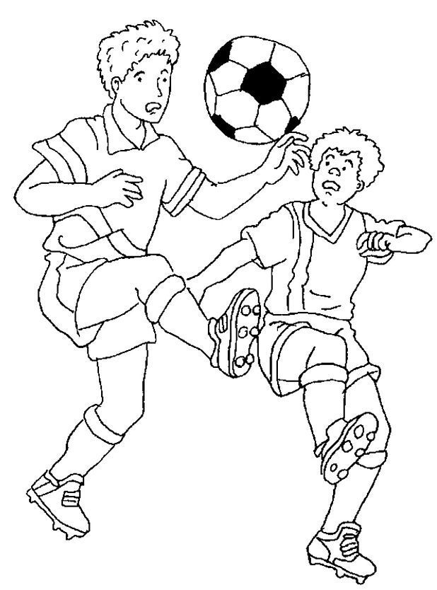 Soccer Sport Free Printable Coloring Pages: Soccer Sport Free 