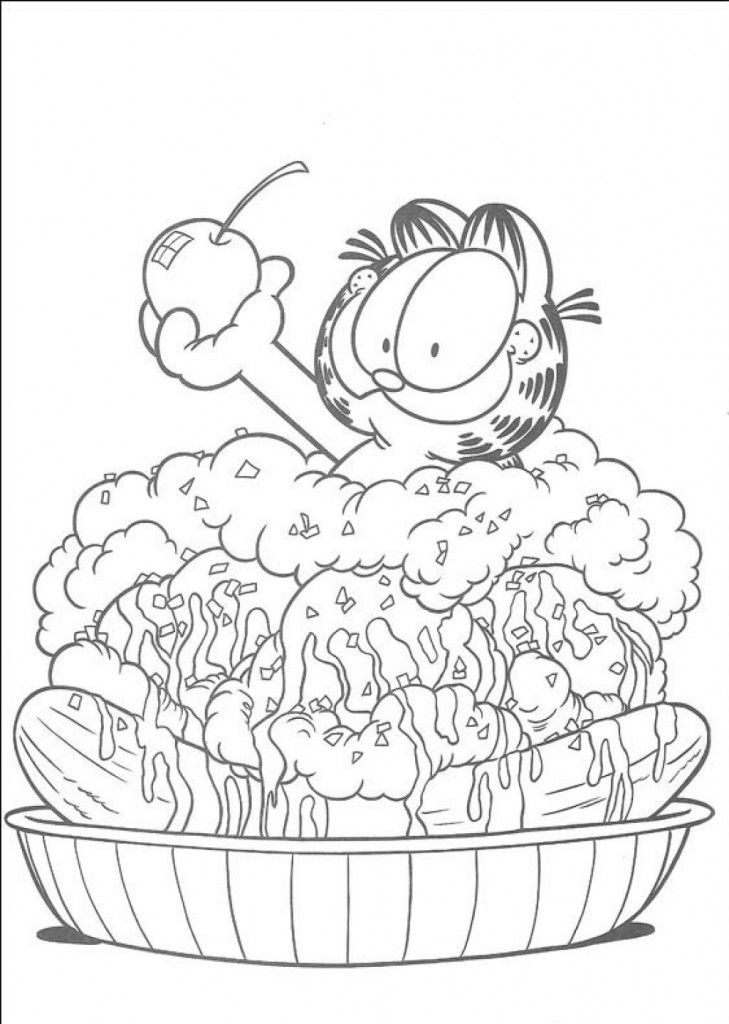 Printable Banana Cake Coloring Pages - deColoring