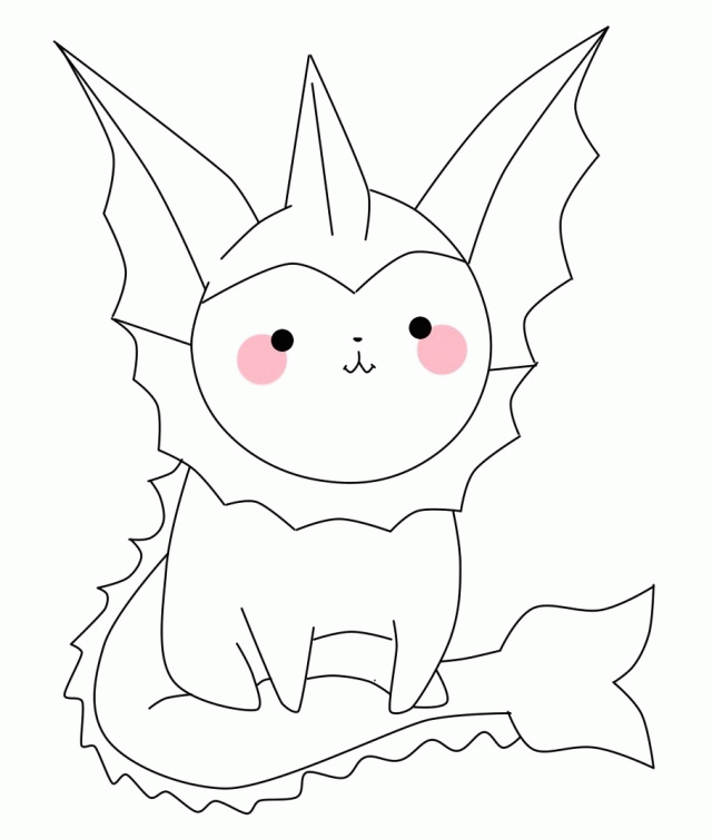 Vaporeon Coloring Pages Coloring Pages Amp Pictures IMAGIXS 225705 