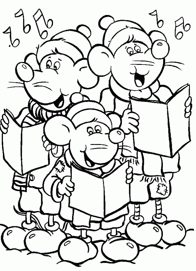 Disney Christmas Celebrate Being Together Friends Coloring Pages 