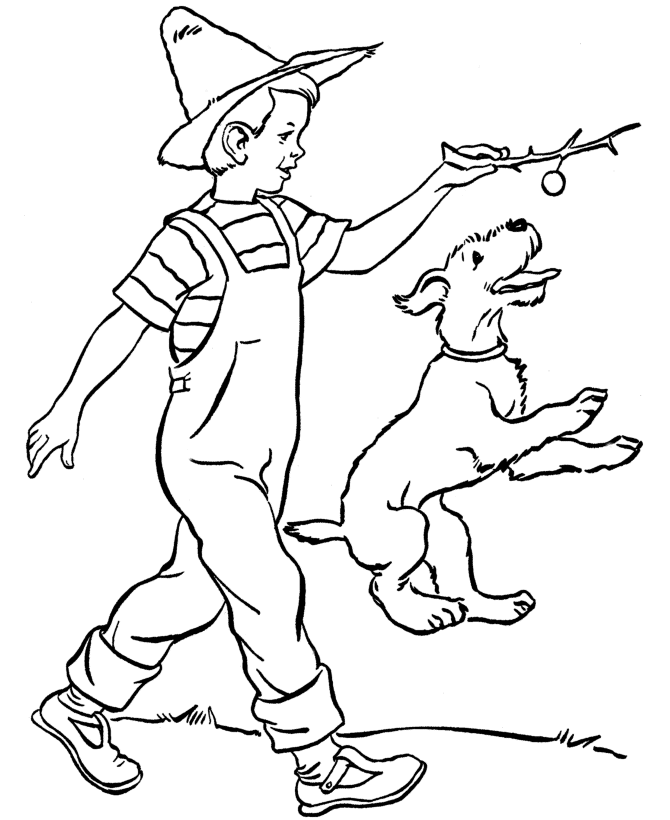 Related Pictures Boy At The Farm Coloring Page Car Pictures