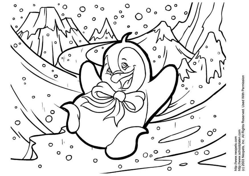 Coloring page neopets winter - img 3310.