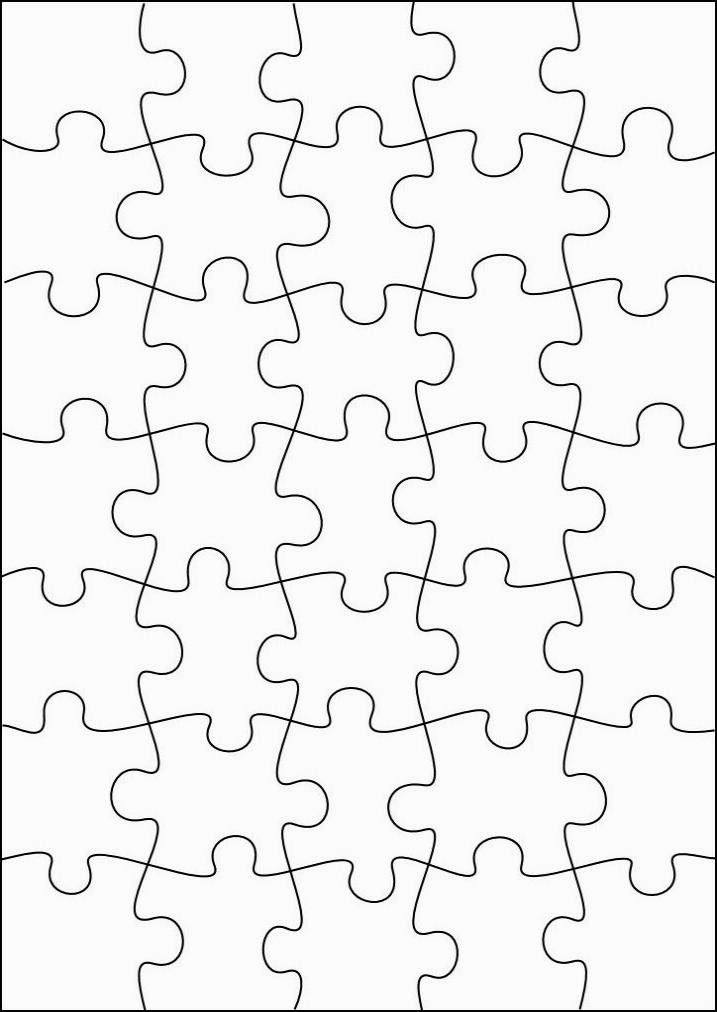 RobbyGurl's Creations: DIY Print, Color & Cut Jigsaw Puzzles