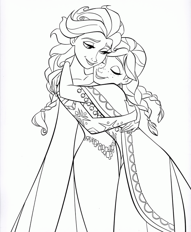 Printable Elsa Coloring Pages Disney ColoringWallpaper 141713 