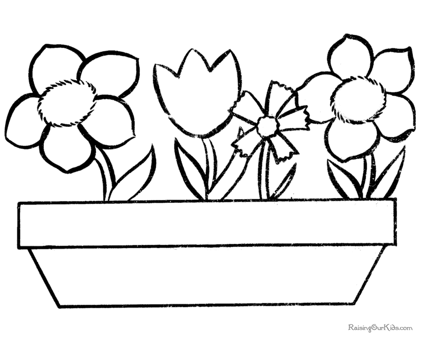 our easter flowers coloring pages may be used only for your 