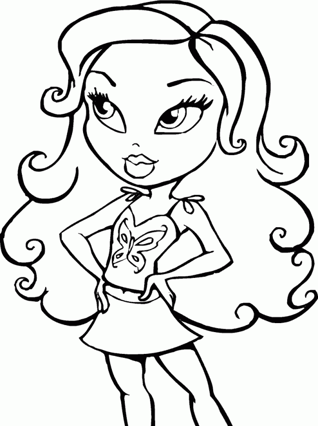 Short Skirt Articles Lil Bratz Coloring Pages The Lil Bratz 289396 