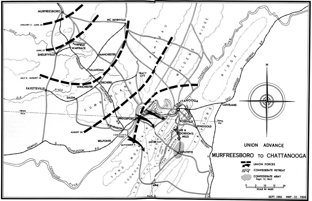 Battle of Chickamauga Civil War Georgia Chickamauga Campaign