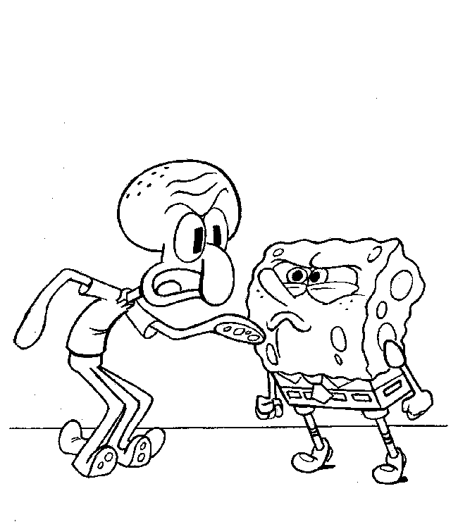 kleurplaat spongebob Colouring Pages