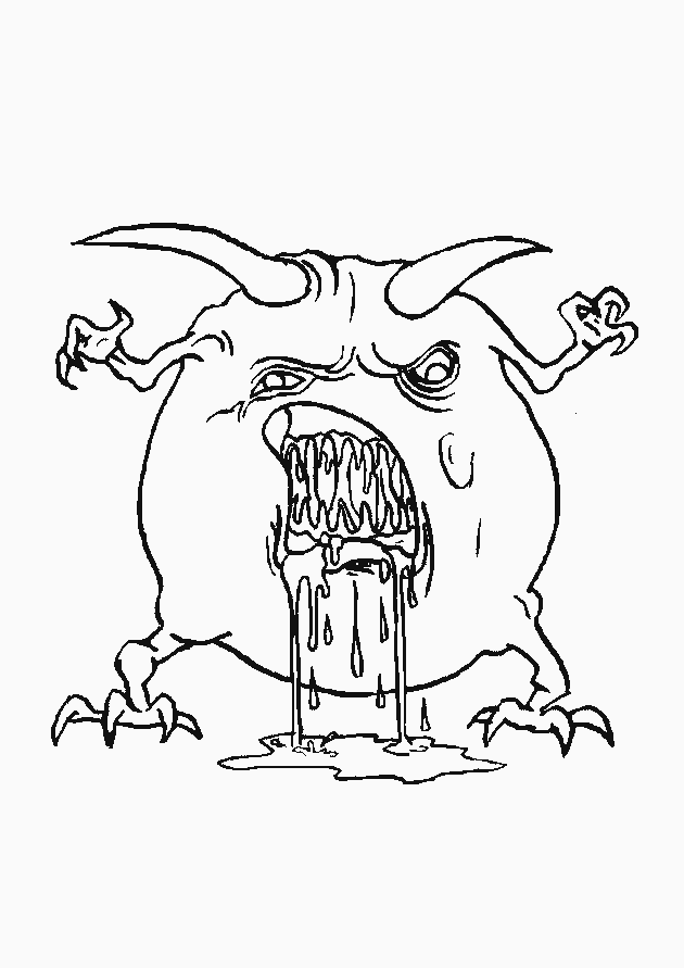 Coloring Page - Monster coloring pages 23