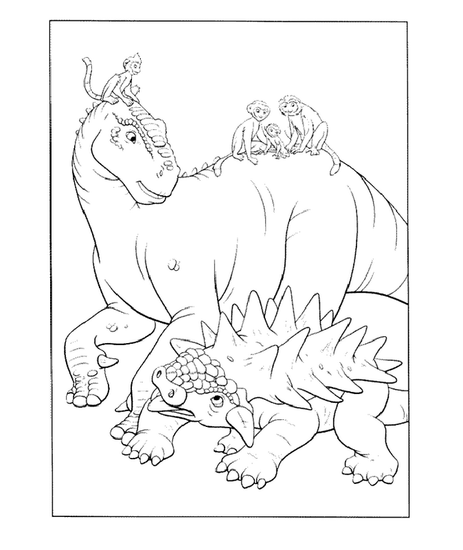 Dinosaurs Coloring Pages 16 | Free Printable Coloring Pages 