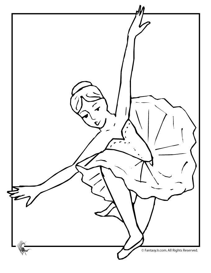Ballet Coloring Pages At this site | Coloring books