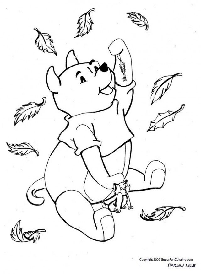 Printable Disney Fall Coloring Pages Printable Coloring Sheet 