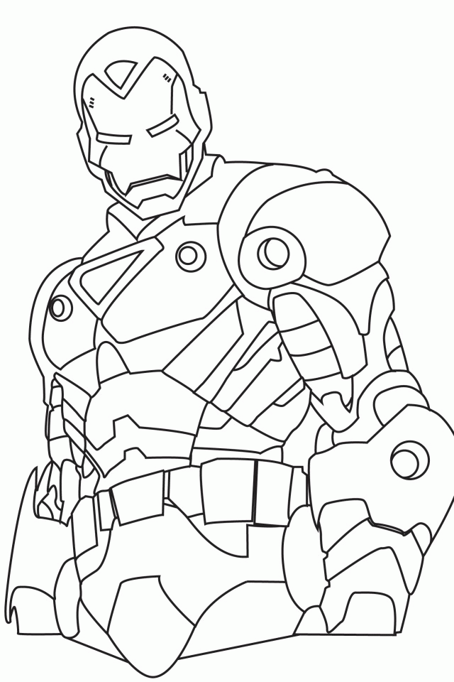 Printable Ironman Colouring Pages For Kids | download free 