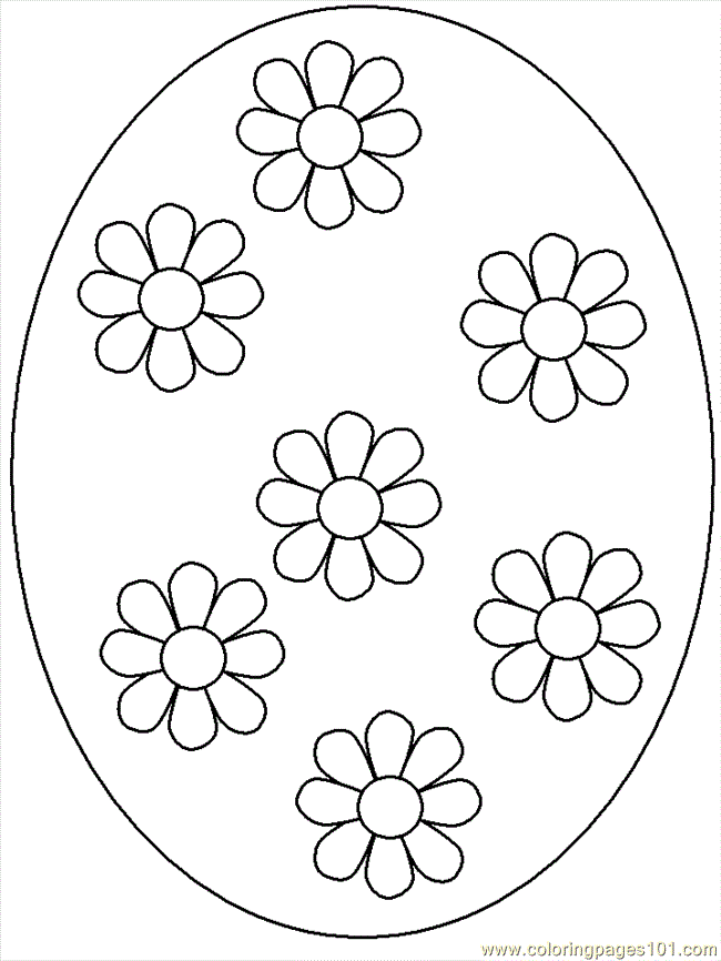 Coloring Pages Easter Coloring Egg9 (Animals > Others) - free 