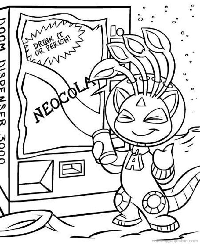 Neopets Fairies Coloring Pages