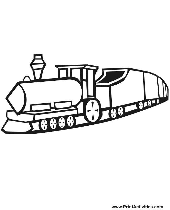 coloring-pages-for-kids-train-6Free coloring pages for kids | Free 