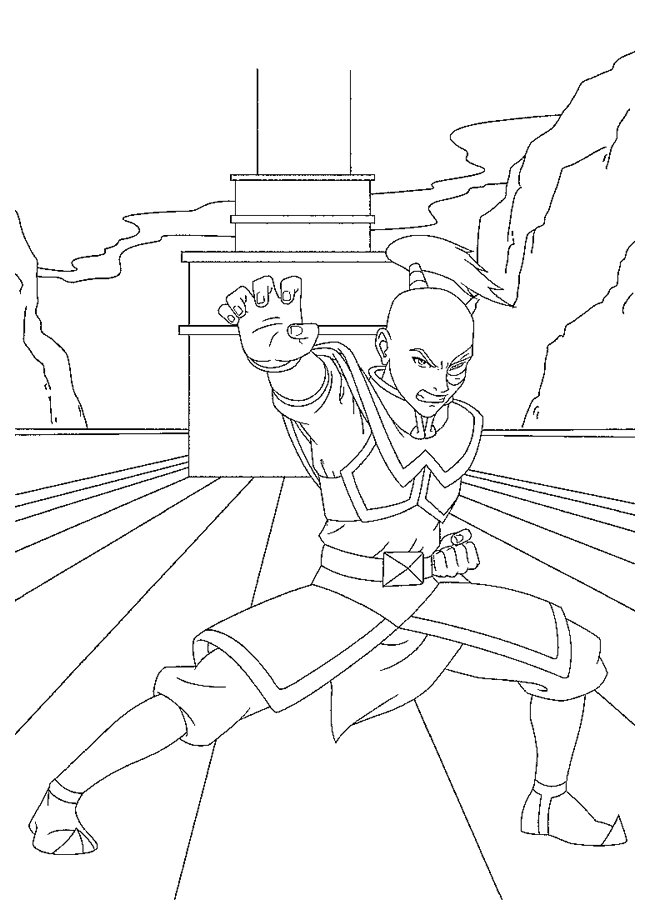 Coloring Page - Avatar coloring pages 35