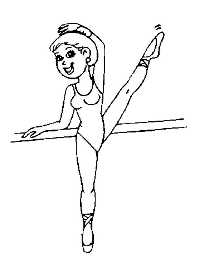 ballet dancer coloring pages for kids | Coloring Pages