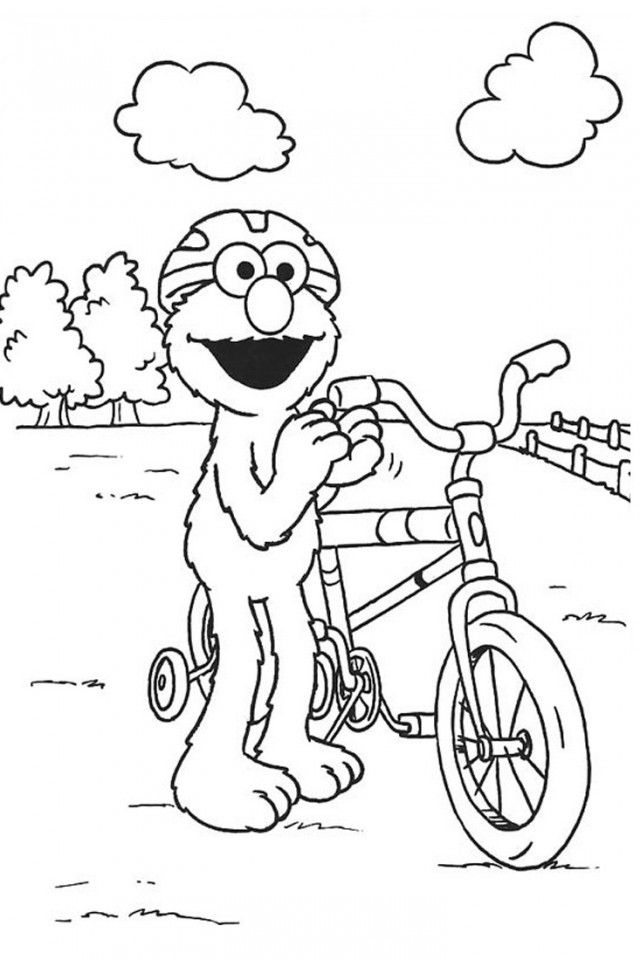 Baby Elmo Coloring Pages | download free printable coloring pages
