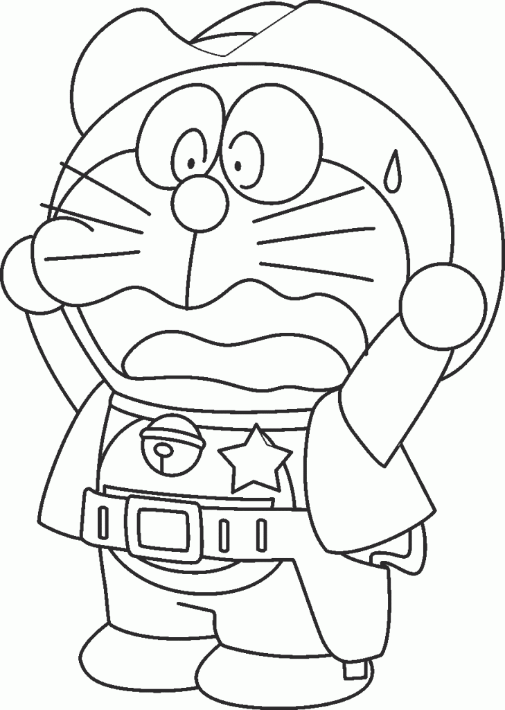 Cartoon: Doraemon Colouring Pages To Colour Worksheets Print 