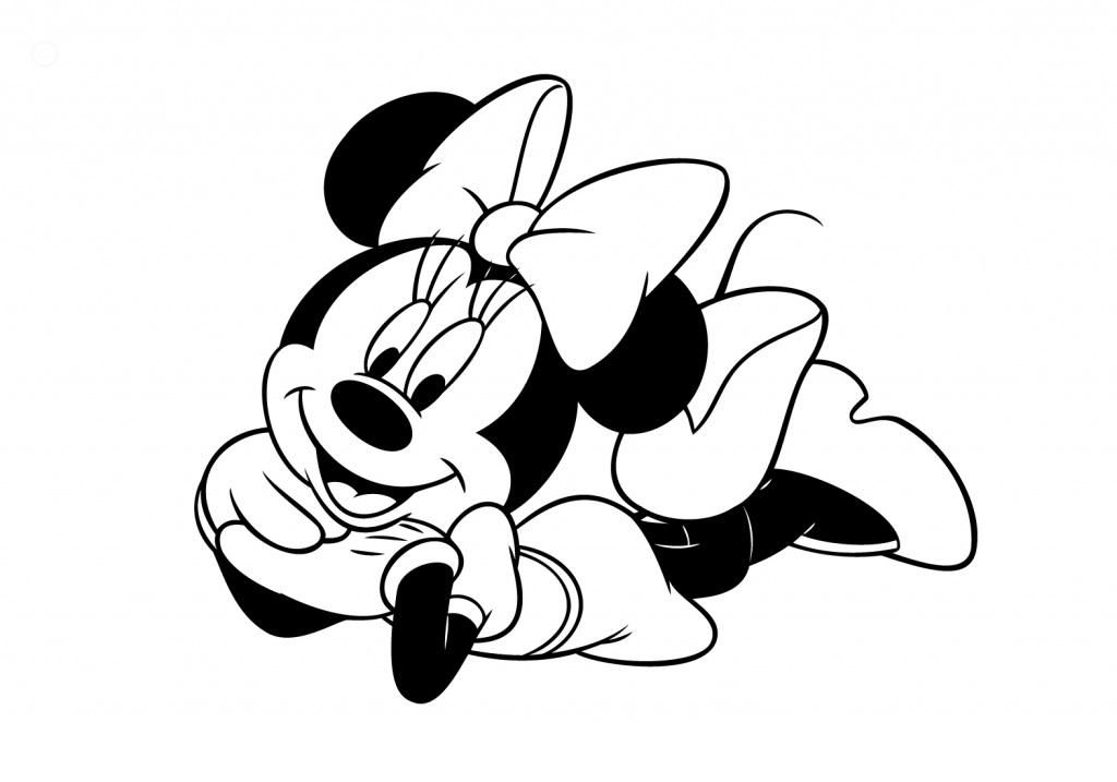 Mickey And Minnie Mouse Christmas Coloring Pages Learn To Coloring 