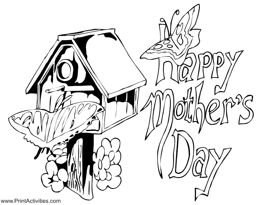 Mother's Day Coloring Pages, Coupons and Activities : Let's Celebrate!