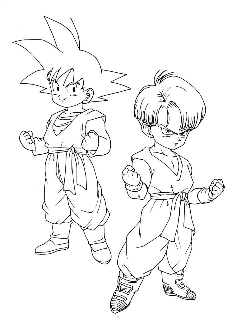 Desenhos para colorir Dragon Ball Z | Pintar Desenhos