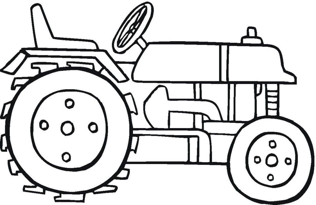 Tractor Coloring Pages To Printable High Res | ViolasGallery.