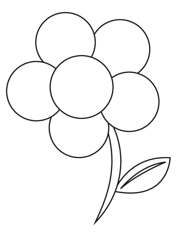 Printable Flower Coloring Page - wikiHow