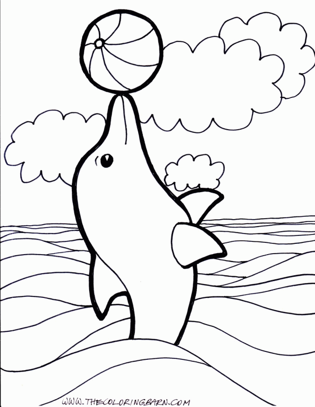 Amazing Dolphins Printable Coloring Pages | Coloring Pages