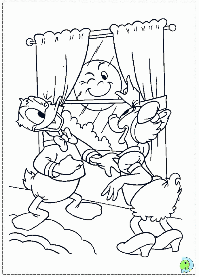 Daisy Donald Duck Coloring Page | HelloColoring.com | Coloring Pages