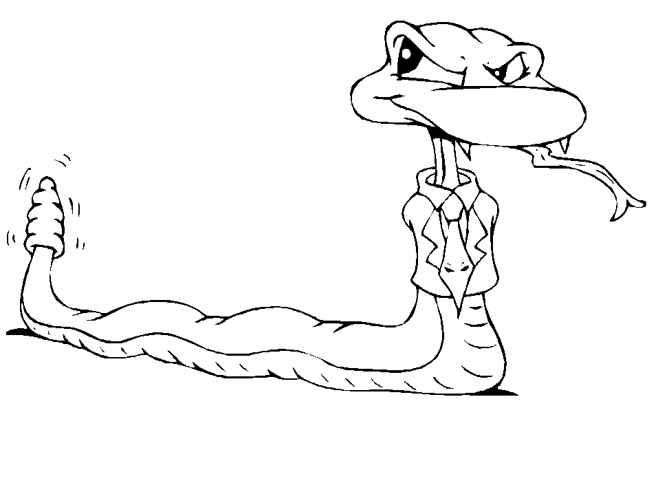 Printable Snake9 Snakes Coloring Pages
