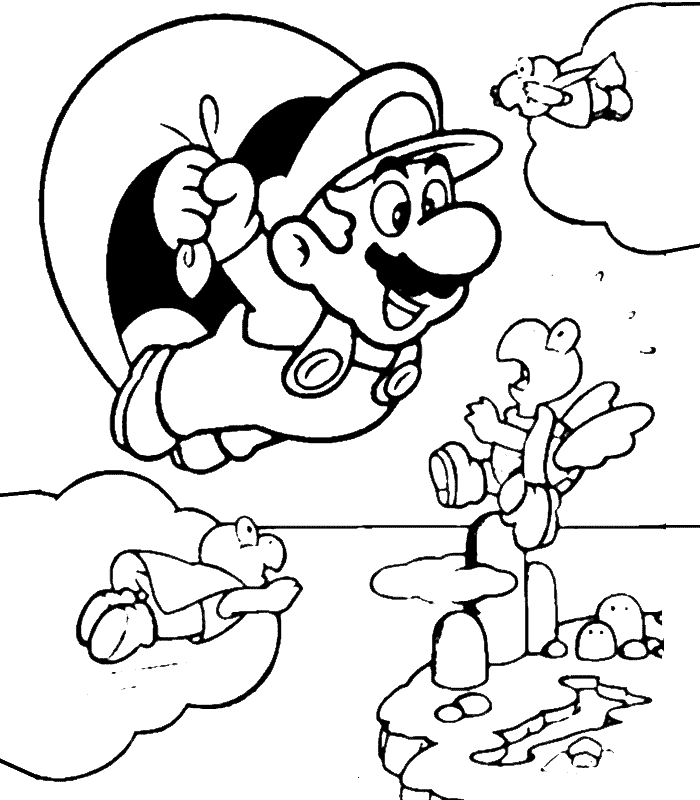 Mario Coloring Pages Online 275 | Free Printable Coloring Pages
