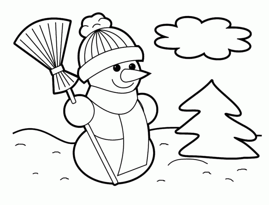 Snowman Coloring Page And Frosty The Snowman Song Kiboomu Kids 