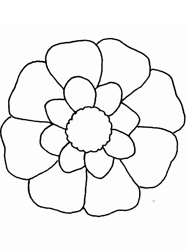 Cartoon Flower Coloring Pages 150 | Free Printable Coloring Pages