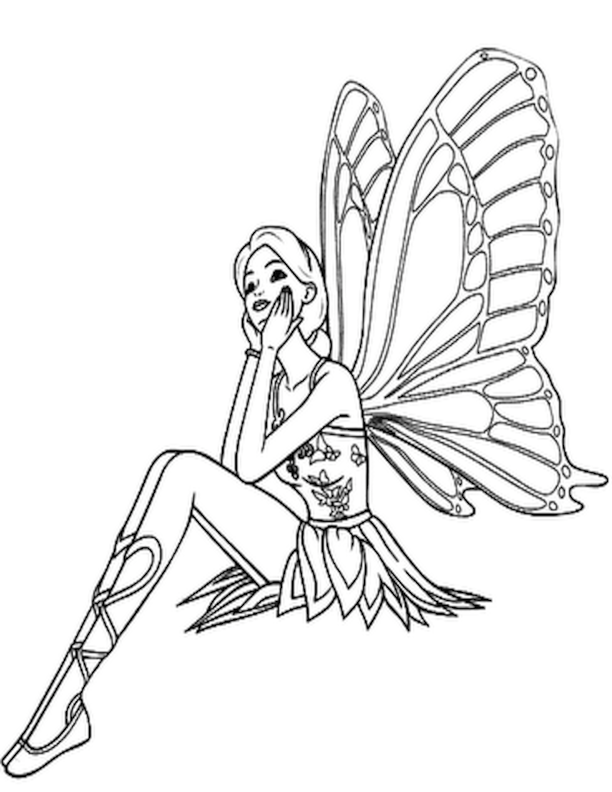 girl coloring pages little page