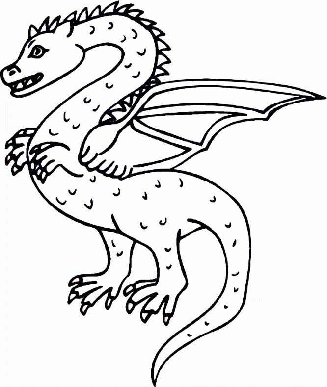 Kids coloring pages, free dragon coloring pictures, dinosaur 