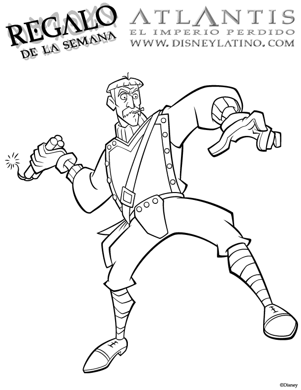 Atlantis coloring pages - Coloring pages for kids - disney 