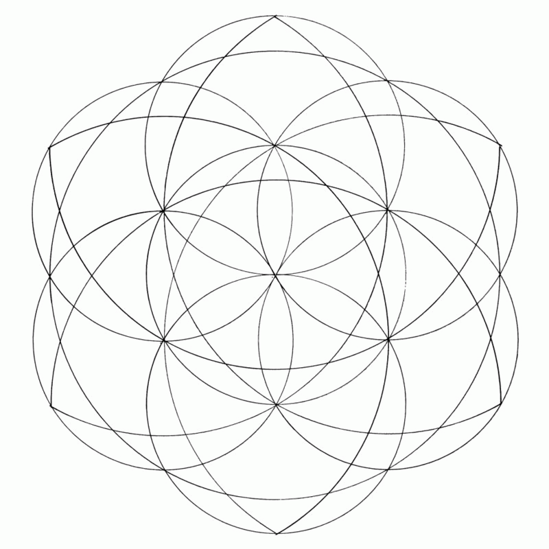 11-sided & 13-sided polygon | Sacred geometry