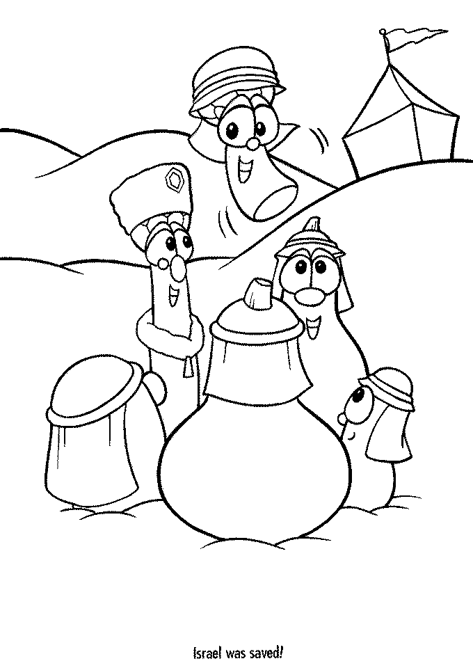 Image 15 Veggie Tales Christian Coloring Pages Coloring Pages