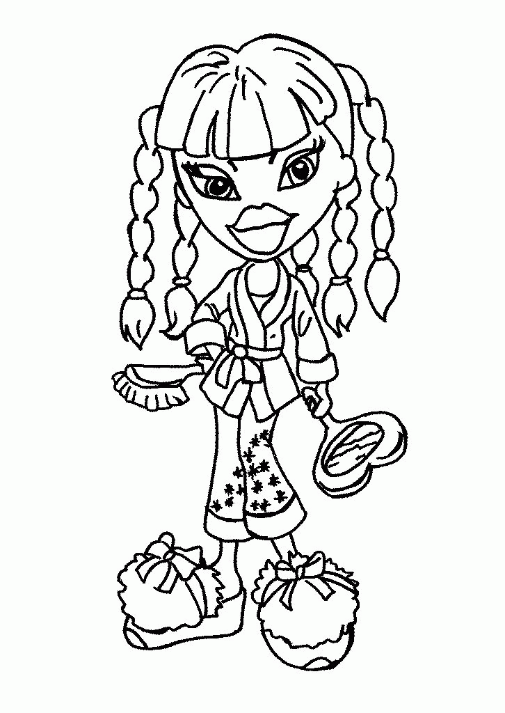 Free Coloring Pages Bratz Free Printable Coloring Pages For Kids 